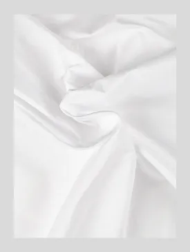 Premium 100% Luxury Cotton White Shirt Fabric with Giza Touch 5050 Blend