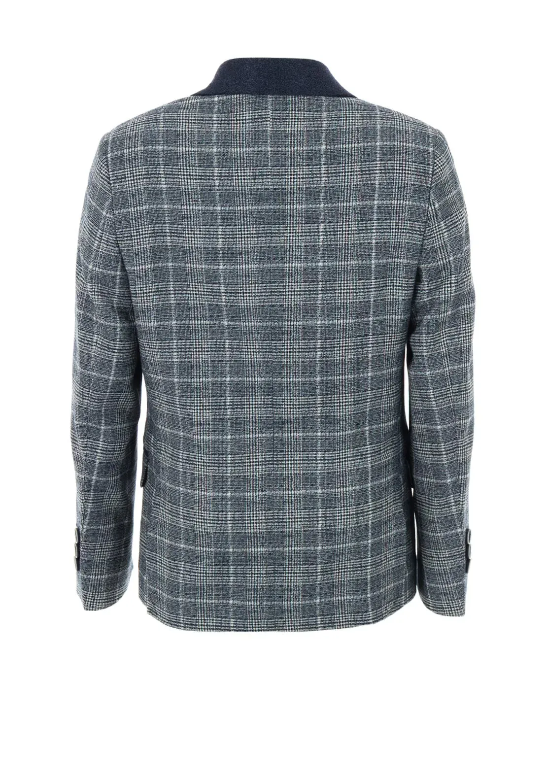 1880 Club Boys Tivoli 15194 Check Jacket, Navy 28