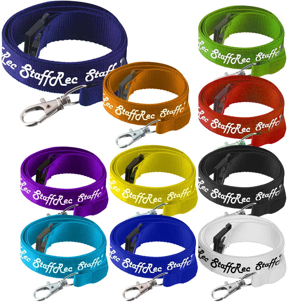 20mm Tradeshow Lanyards