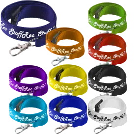 20mm Tradeshow Lanyards