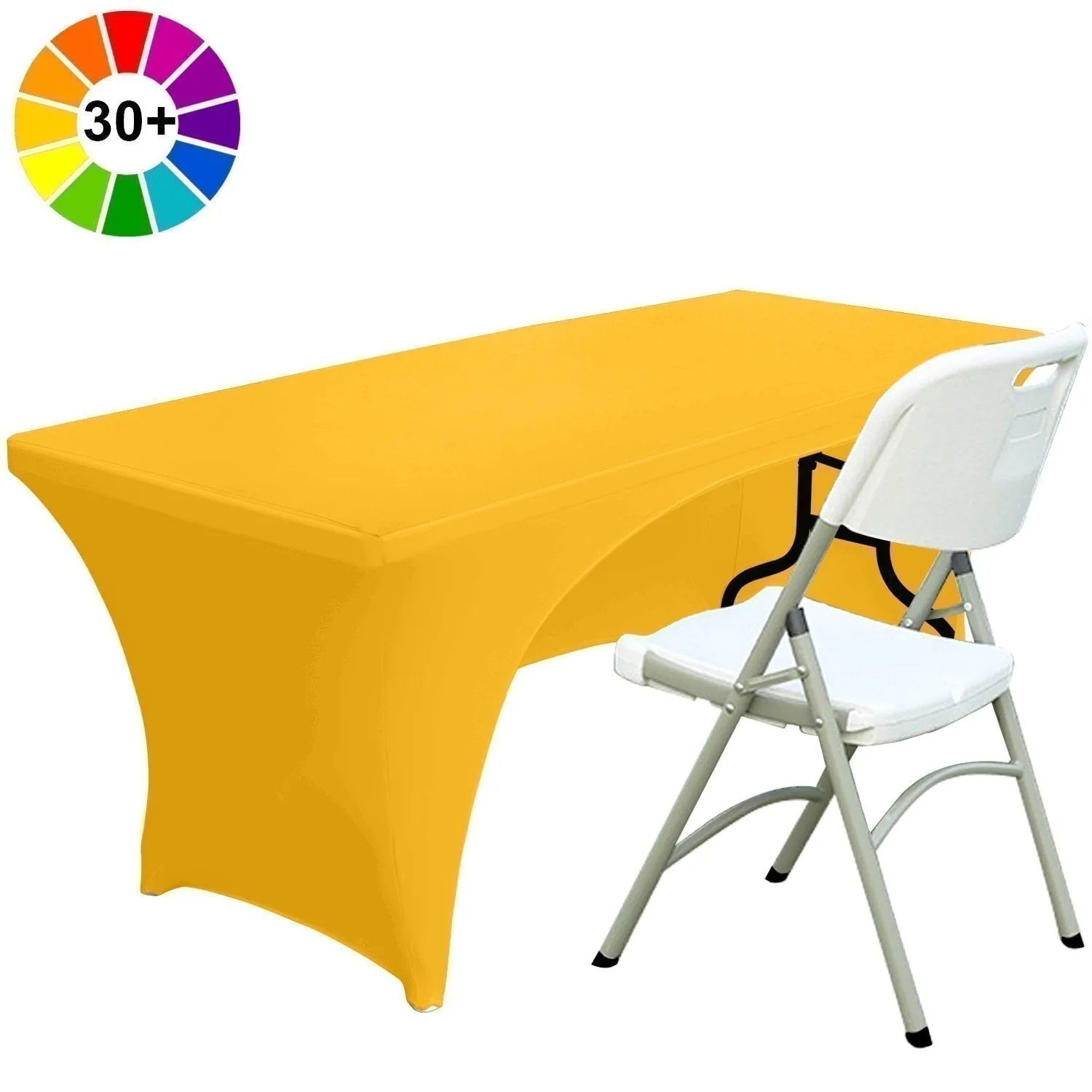 ABCCANOPY Spandex Table Cover Fitted Polyester Tablecloth (Incomplete encirclement)