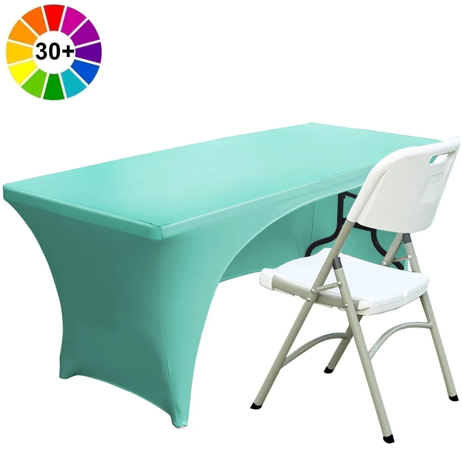 ABCCANOPY Spandex Table Cover Fitted Polyester Tablecloth (Incomplete encirclement)