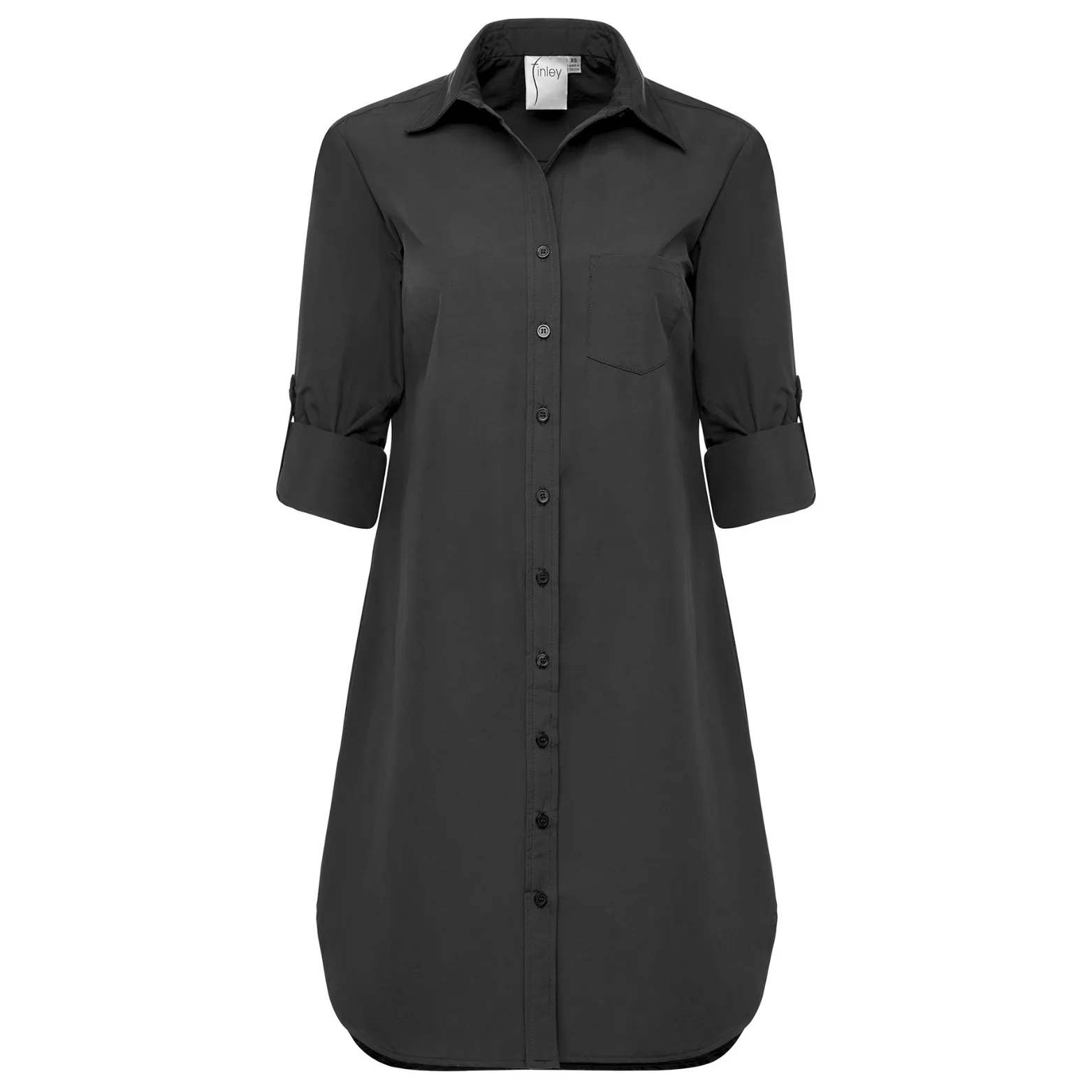 Alex Finley Shirt Dress - Black
