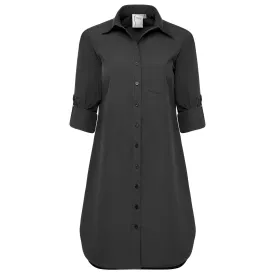Alex Finley Shirt Dress - Black