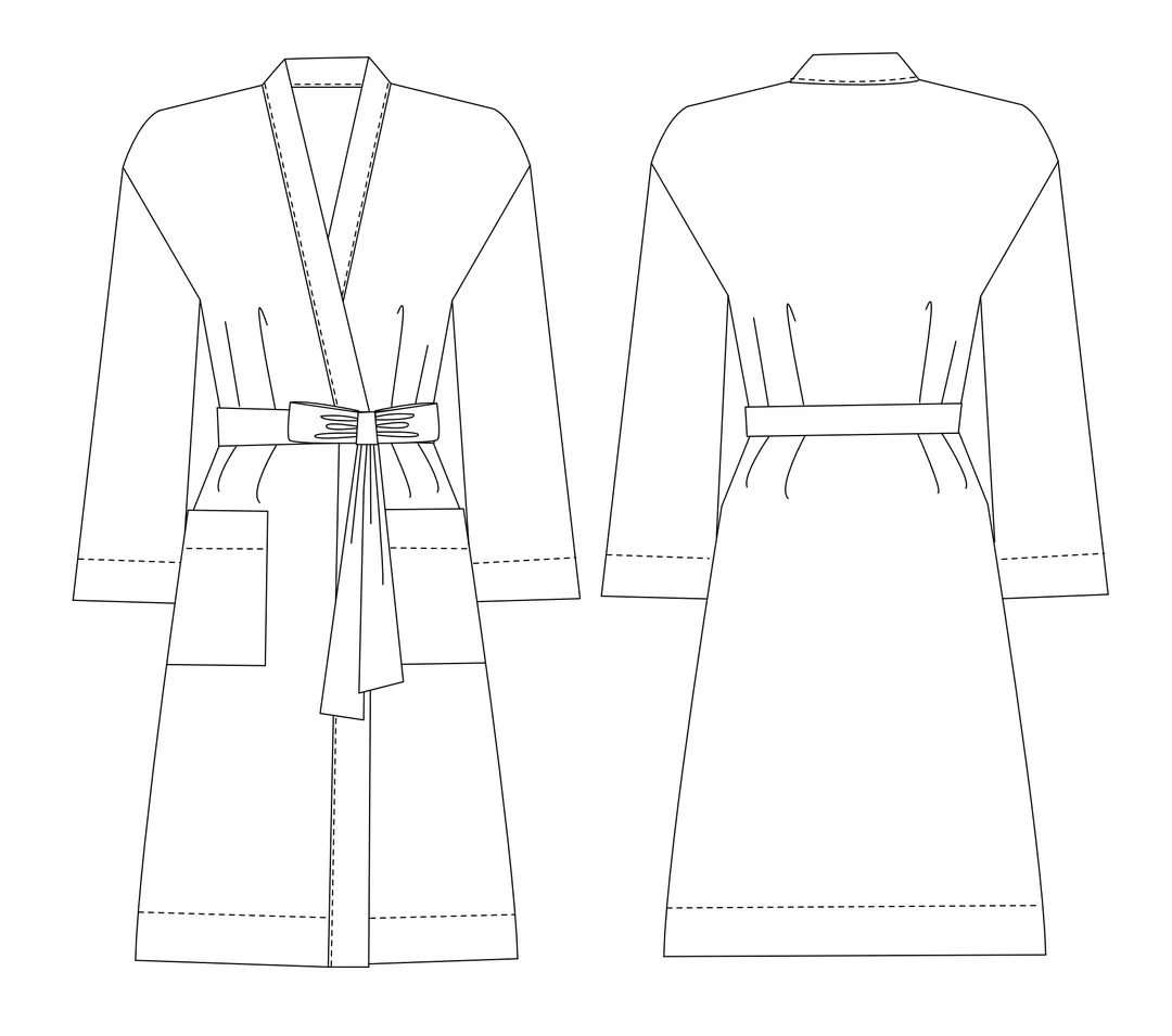 Alice & Co Patterns Lavender Robe
