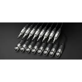 Alva X8T8Pro5 Analog Multi-Core Cable, 8x XLR female to 8x TRS 5m