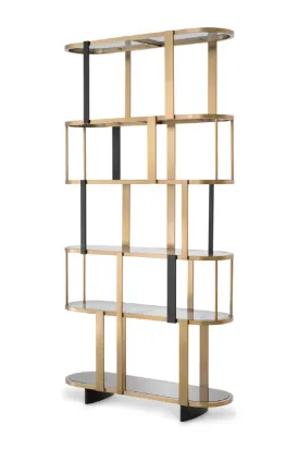 Antique Brass Modern Cabinet | Eichholtz Clio