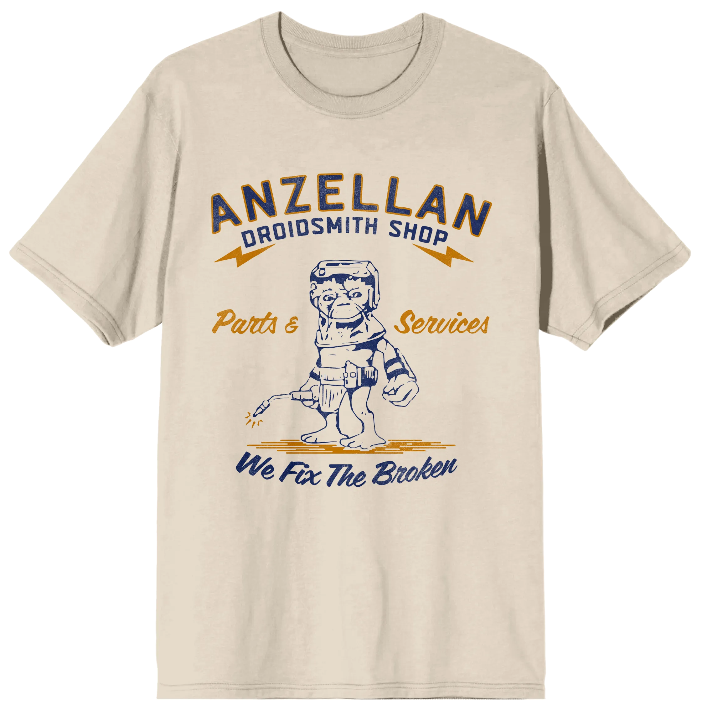 Anzellan Droidsmith Shop Natural Tee