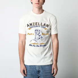 Anzellan Droidsmith Shop Natural Tee