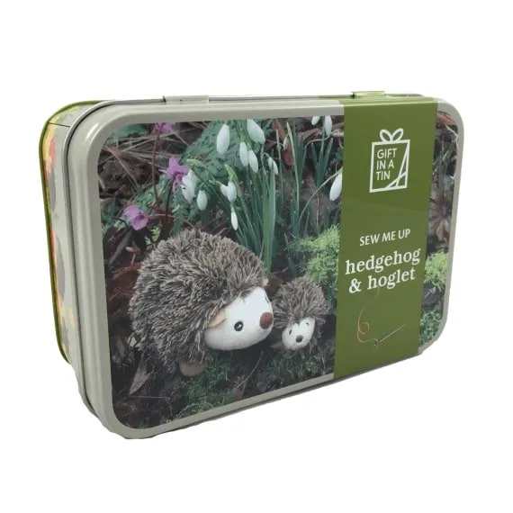 Apples To Pears Gift In A Tin Sew Me Up Hedgehog & Hoglet