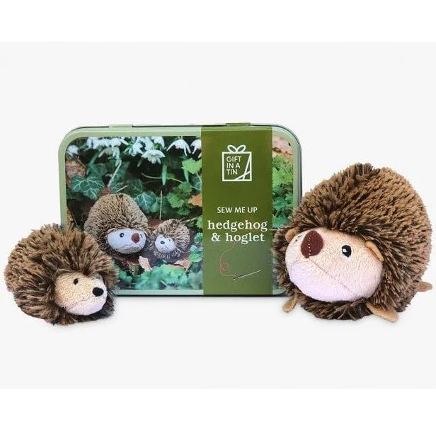 Apples To Pears Gift In A Tin Sew Me Up Hedgehog & Hoglet
