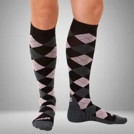 Argyle Compression Socks
