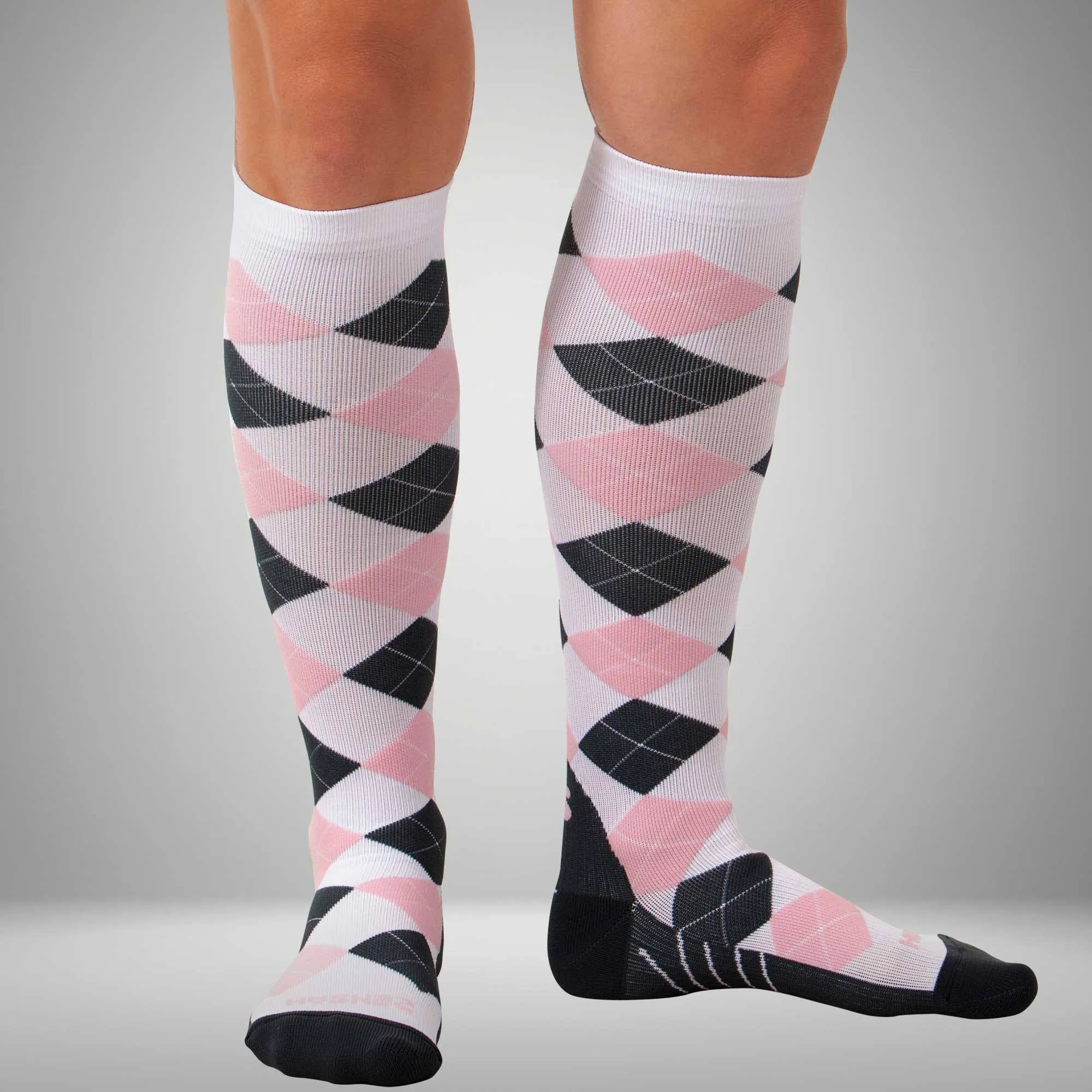 Argyle Compression Socks