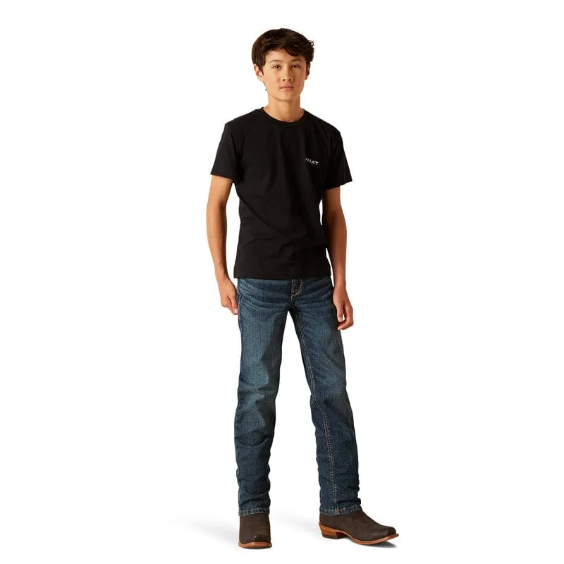 Ariat Boys SW Cacti Black Short Sleeve T-Shirt 10047914