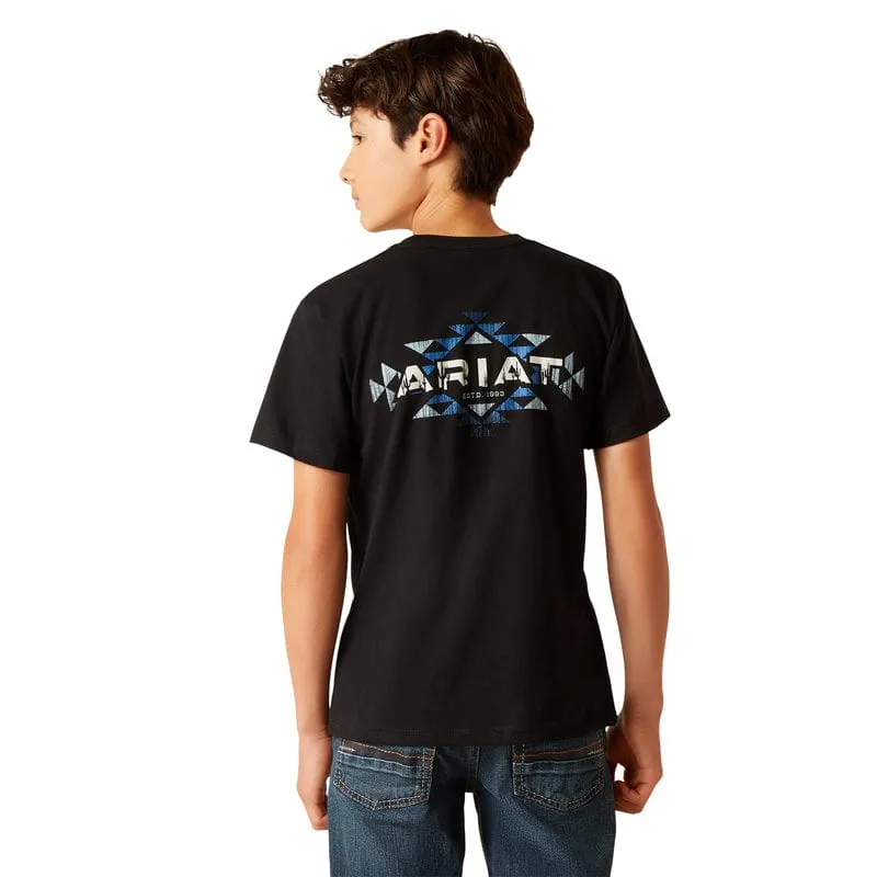 Ariat Boys SW Cacti Black Short Sleeve T-Shirt 10047914