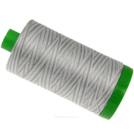 Aurifil 40 WT Cotton Mako Large Spool Thread Silver Moon