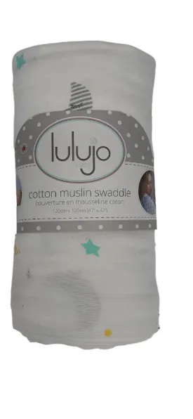 Baby Muslin Swaddle Blanket - Dreamland - LJ035