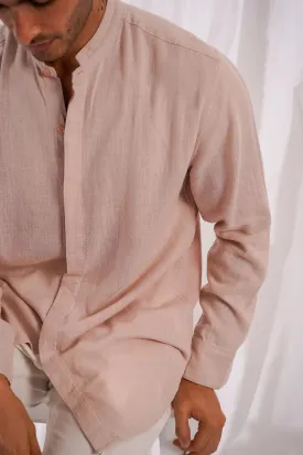 BAND COLLAR SHIRT