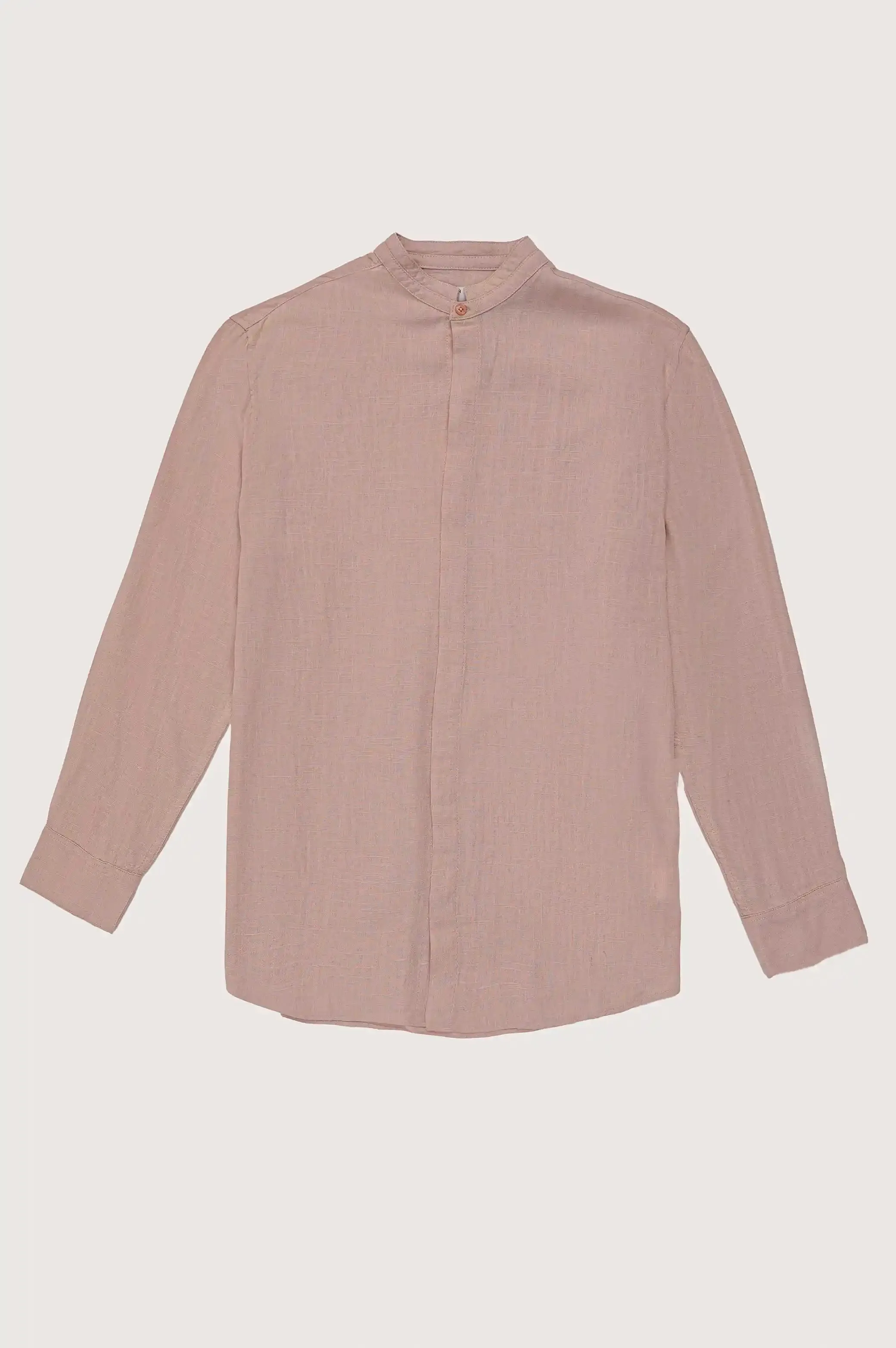 BAND COLLAR SHIRT