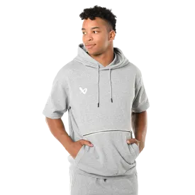 BAUER FLC SHORTSLEEVE HOODIE GREY