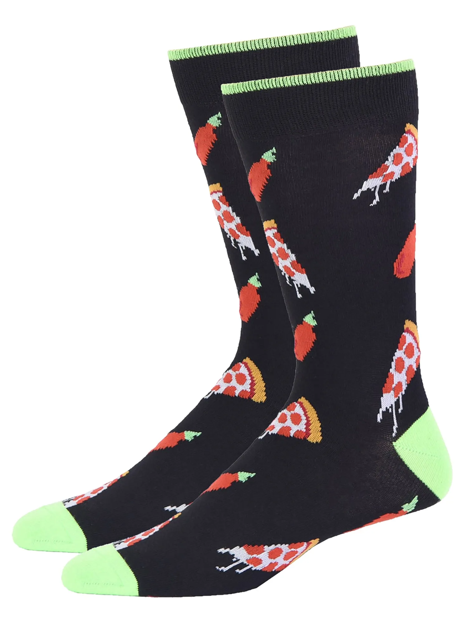 Beer Football And Pizza 2 Pack Mens Novelty Crazy Dress Crew Socks