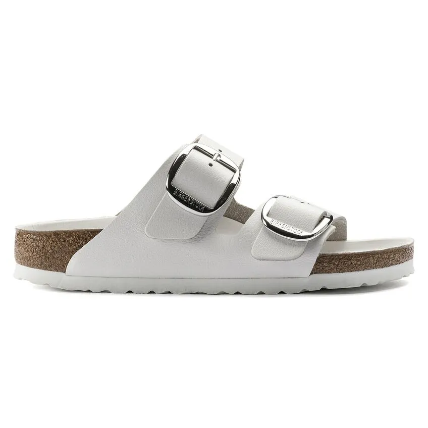 Womens BIRKENSTOCK Arizona Big Buckle Sandals - White, Fashionable Comfort Footwear