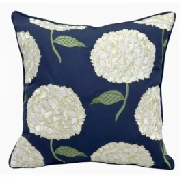Blue Hydrangea Indoor/Outdoor Pillow
