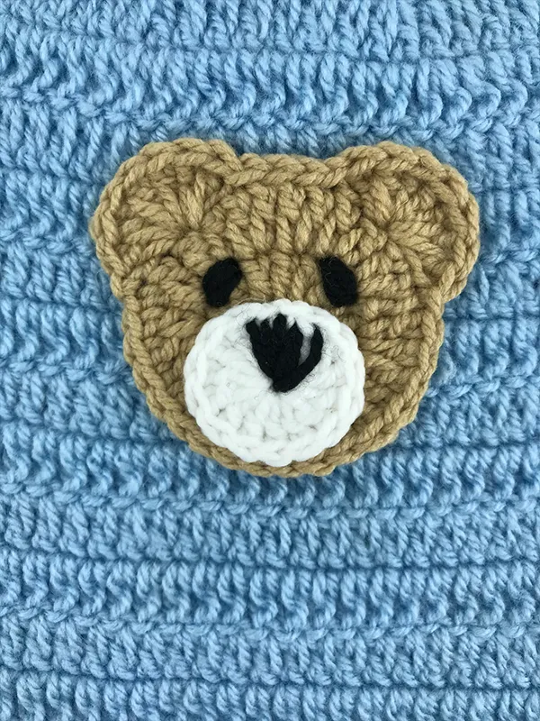 Blue Teddy Crochet Bodysuit