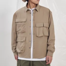 Boysnextdoor Multipocket Shirt Beige