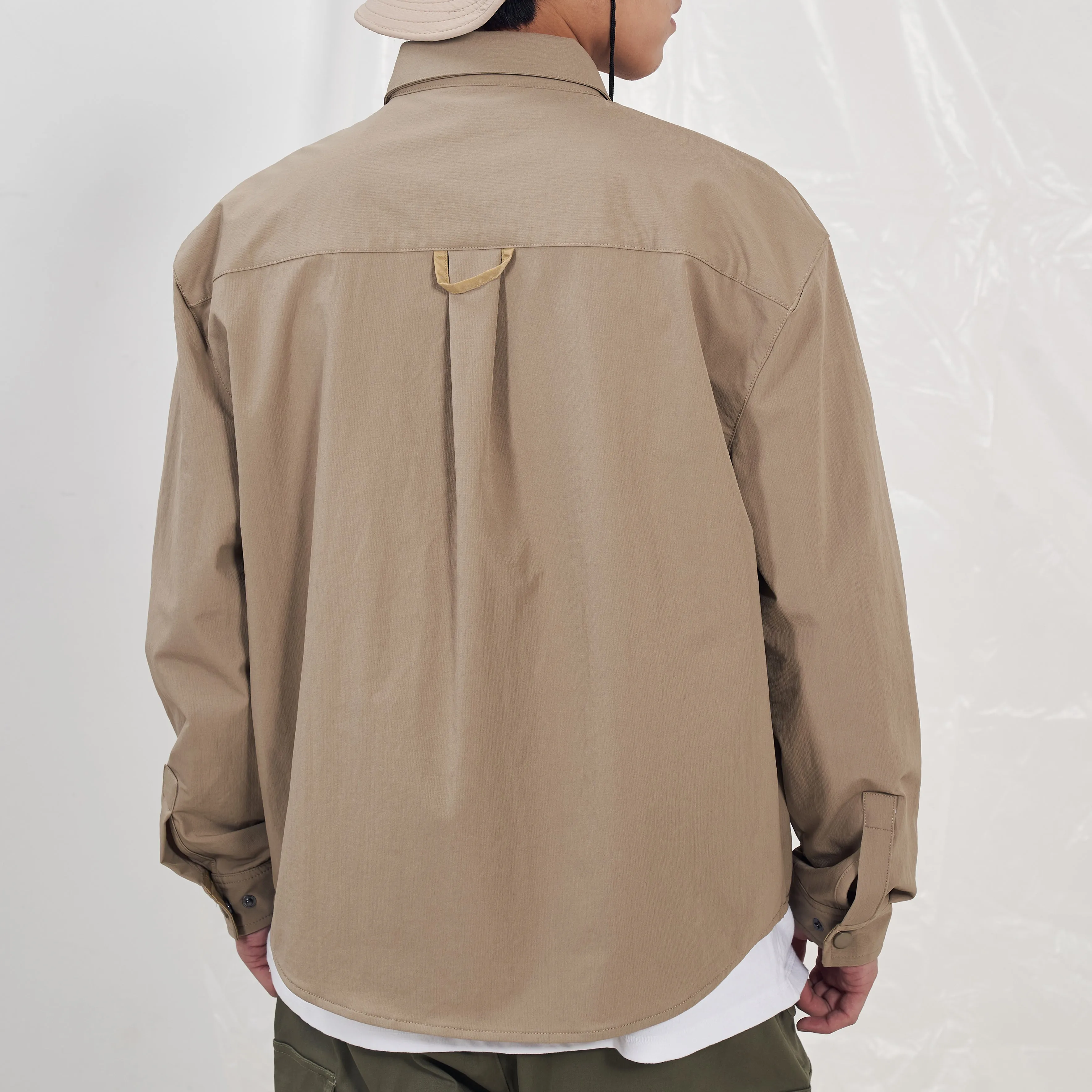 Boysnextdoor Multipocket Shirt Beige