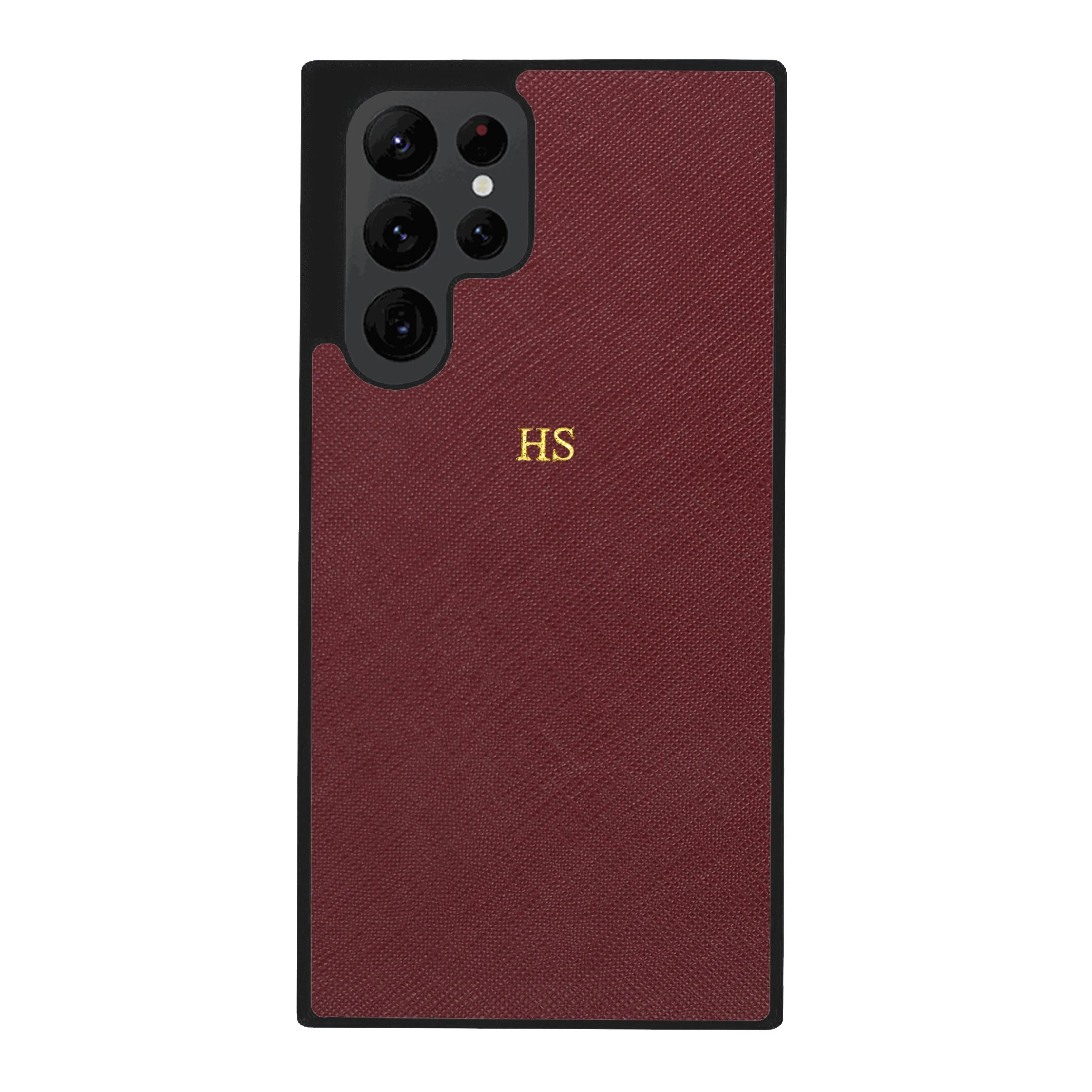 Burgundy - Samsung S23 Series Saffiano Phone Case