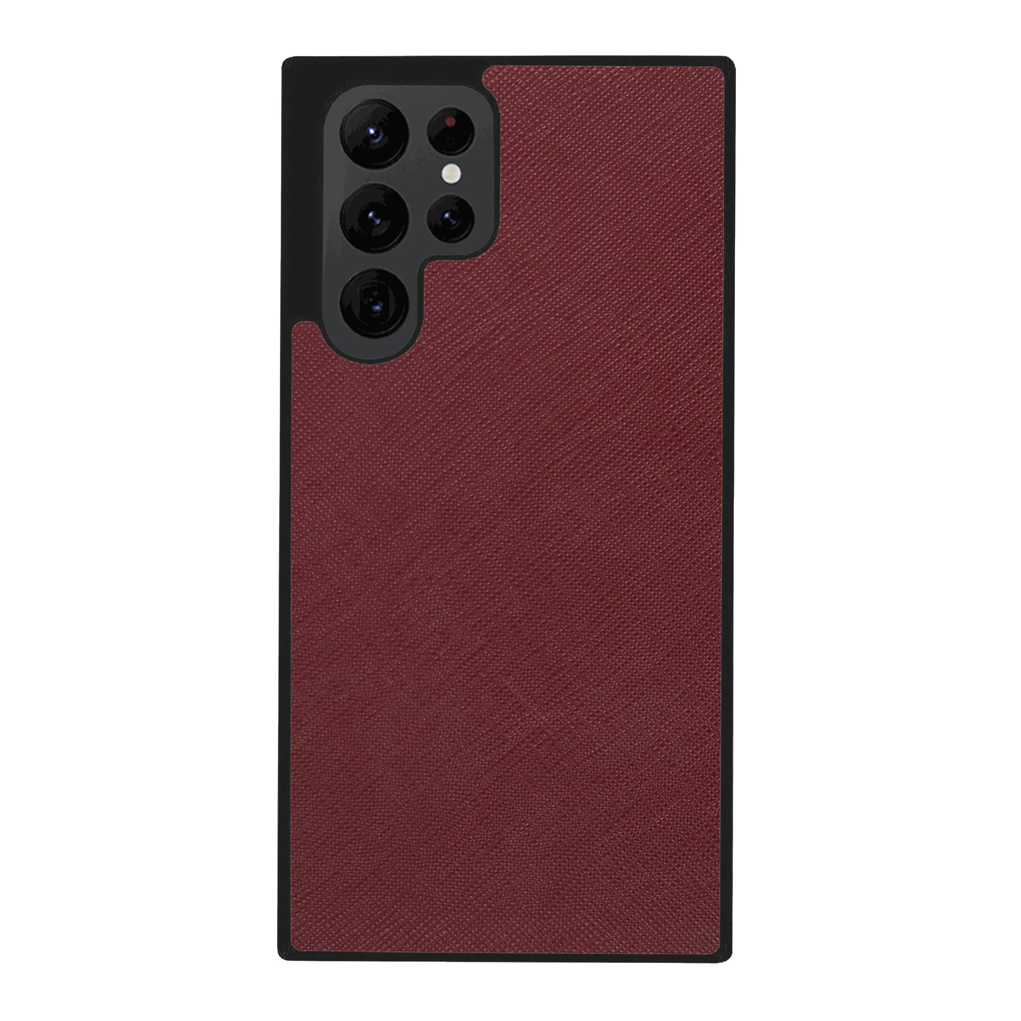 Burgundy - Samsung S23 Series Saffiano Phone Case