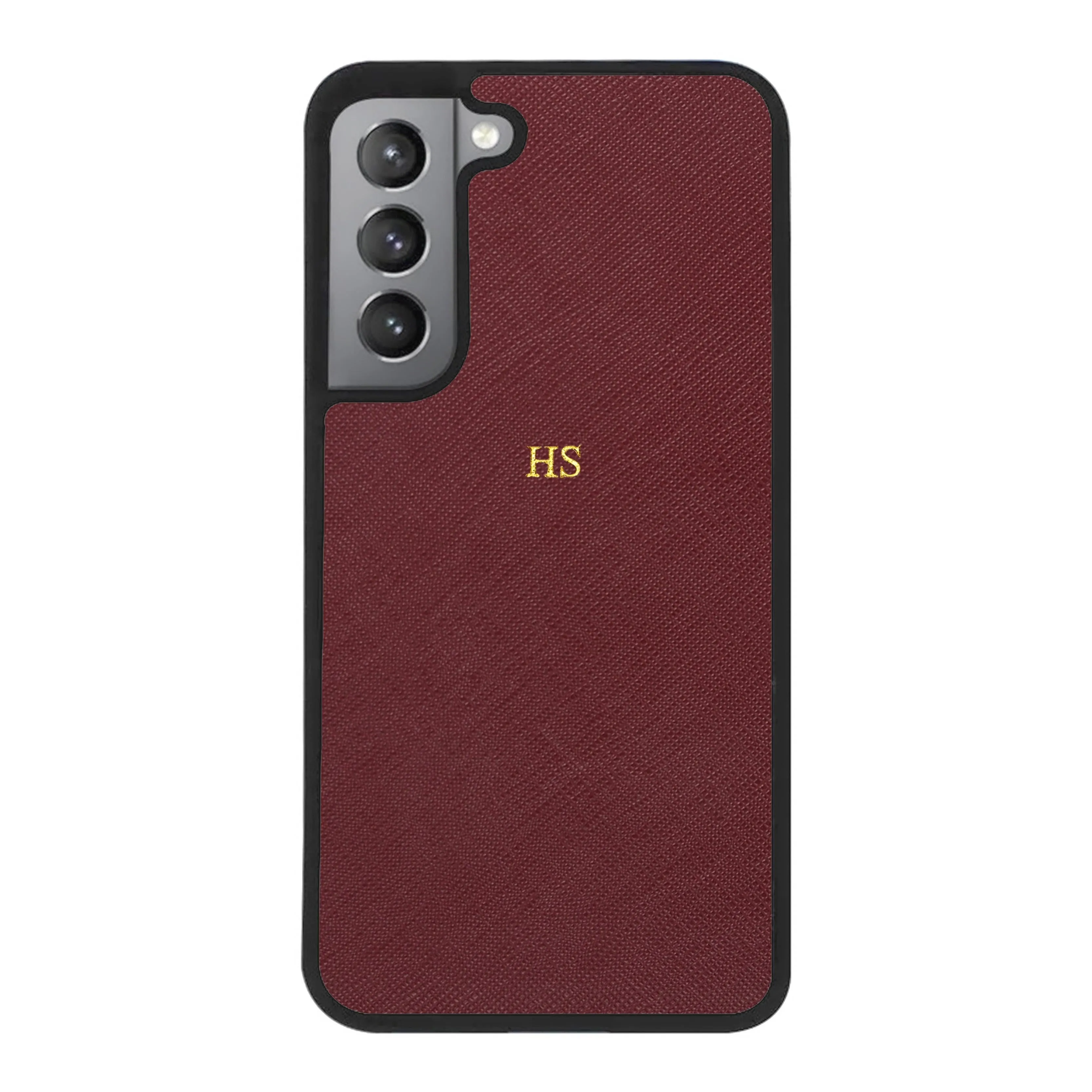 Burgundy - Samsung S23 Series Saffiano Phone Case