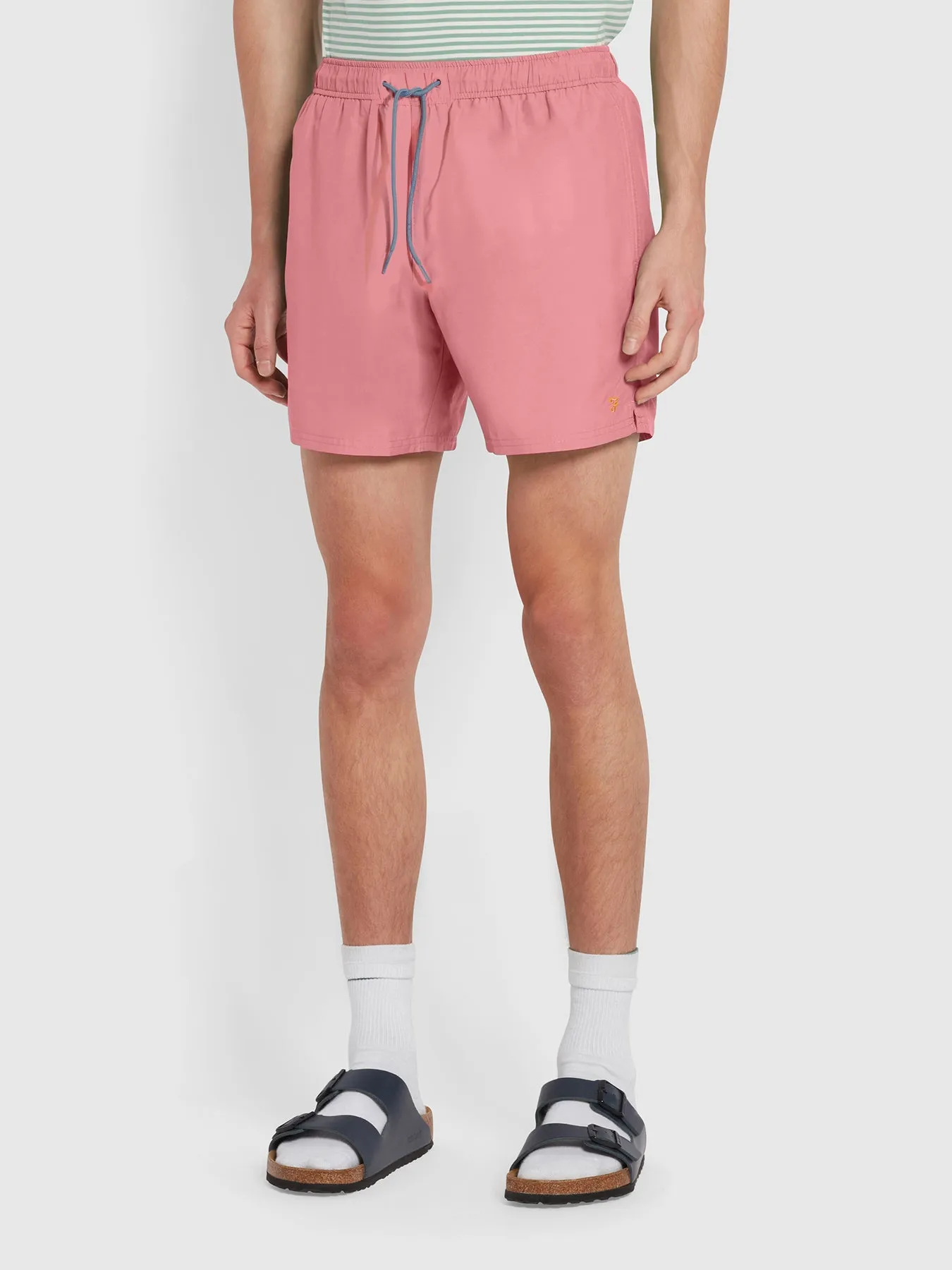 Colbert Swim Shorts In Pink Rose