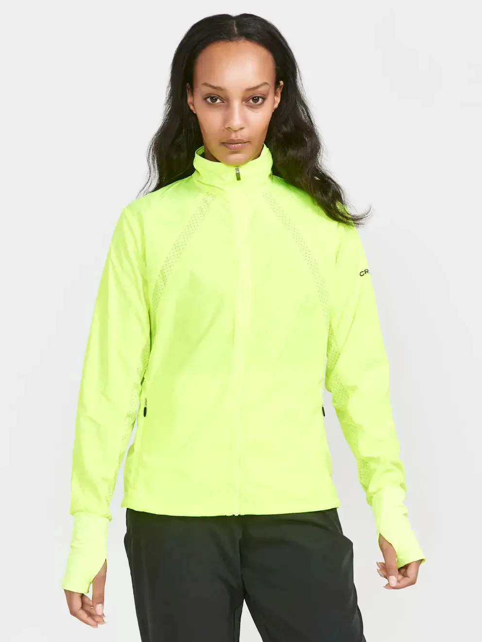 Craft | Adv Essence | Wind Jacket | Dames | Fluor Yellow