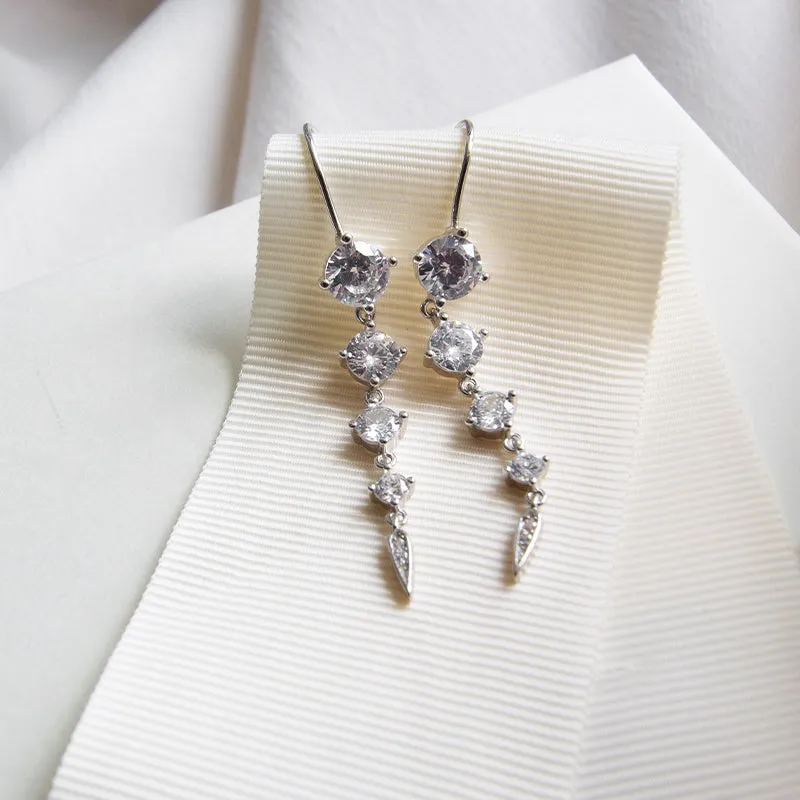 Crystal Cascade Earrings