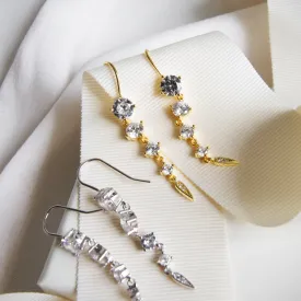 Crystal Cascade Earrings