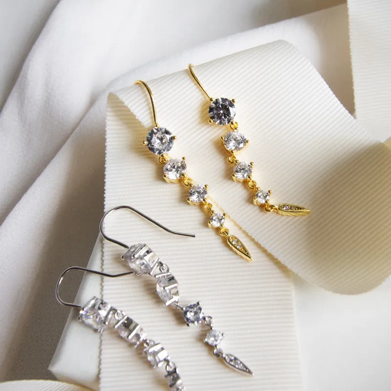 Crystal Cascade Earrings
