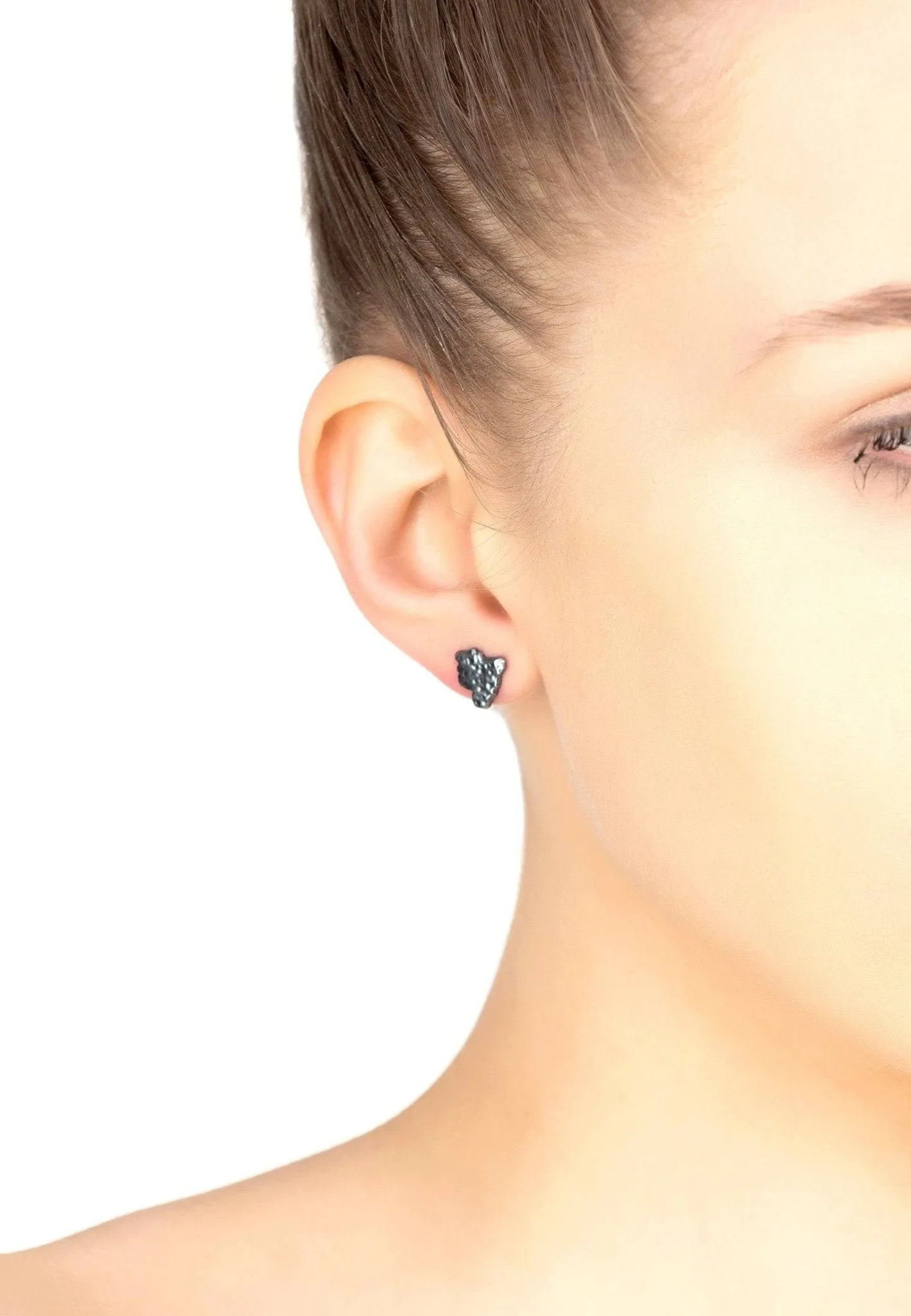 Deco Fan Ear Jacket Aqua Silver