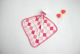 Dreamy Pink Checkers Lovey
