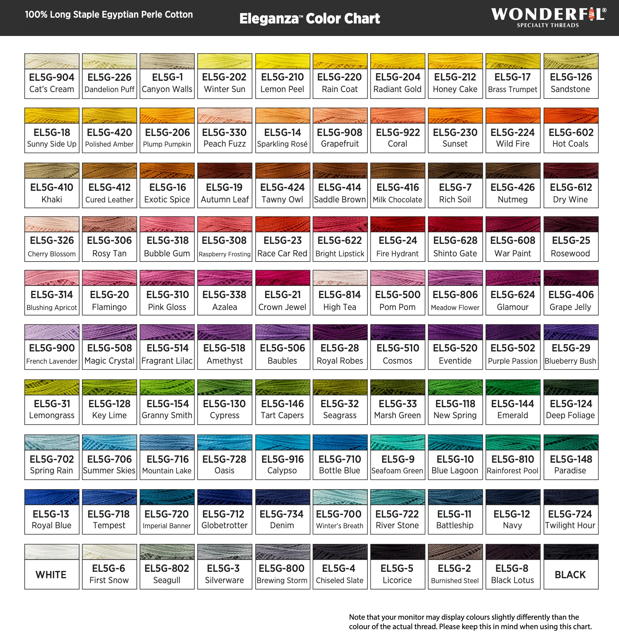 Eleganza #8 Perle Cotton by WonderFil | EL5G-718 Tempest | 5 grams