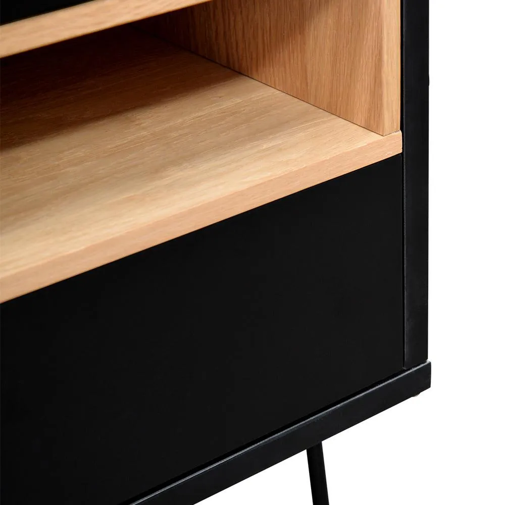 Ex Display - Anthony Bedside Table - Black