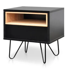 Ex Display - Anthony Bedside Table - Black