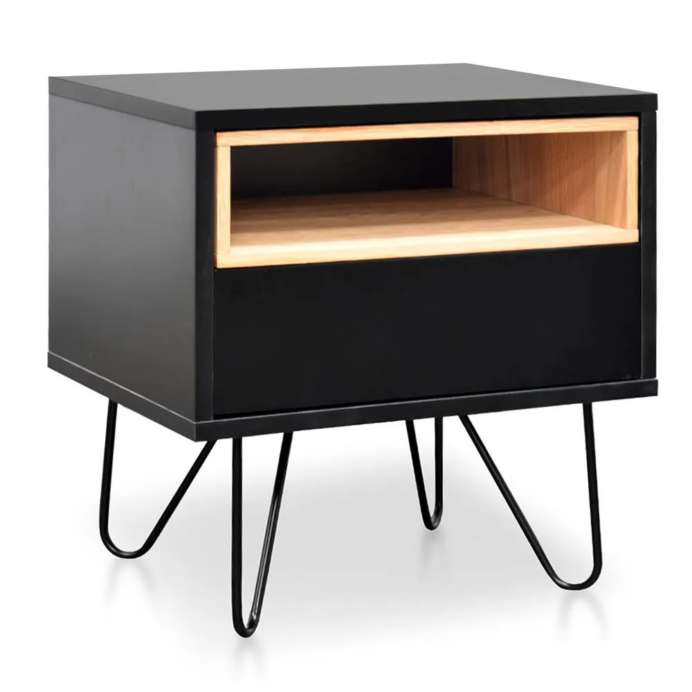 Ex Display - Anthony Bedside Table - Black