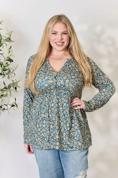 Fast & Floral Long Sleeve Top
