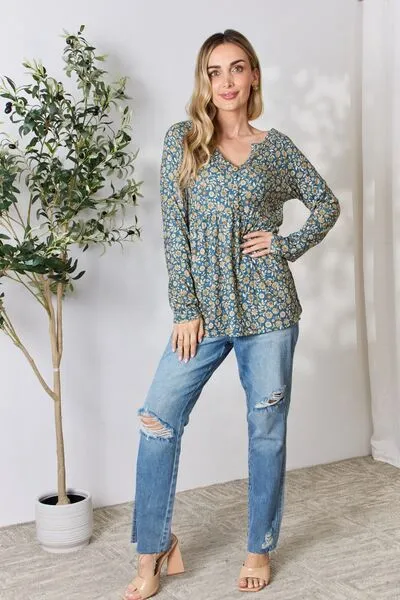 Fast & Floral Long Sleeve Top
