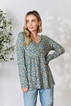 Fast & Floral Long Sleeve Top