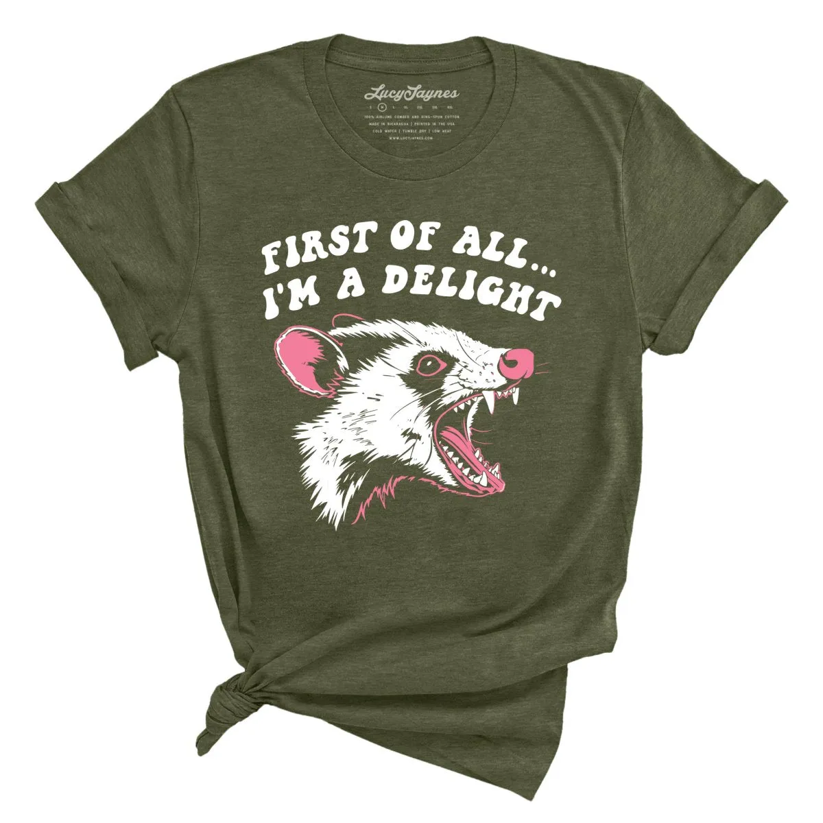 First Of All I'm A Delight Tee