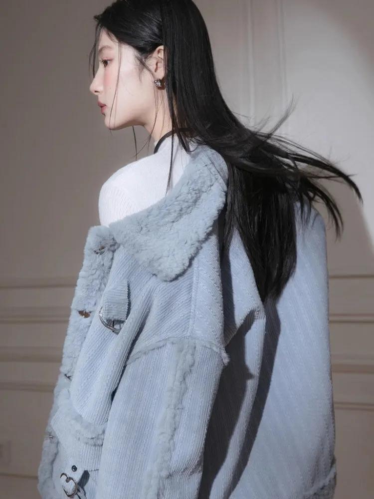 Fur jacket skirt【s0000005826】