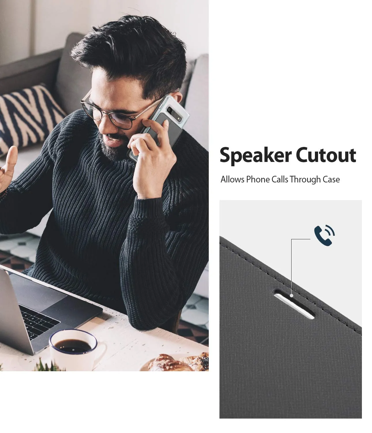 Galaxy S10 Plus Case | Wallet Fit - Ash Gray